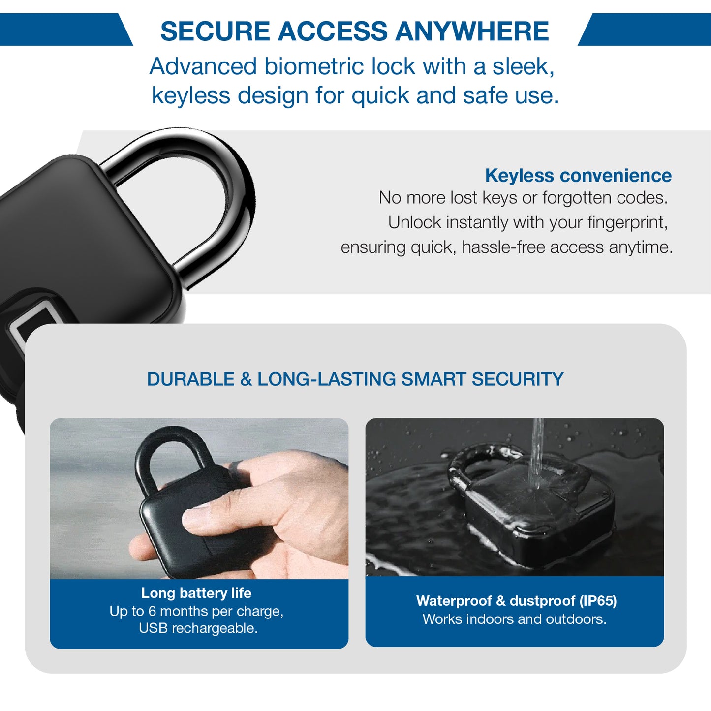 iFinger™ Smart Fingerprint Lock L3