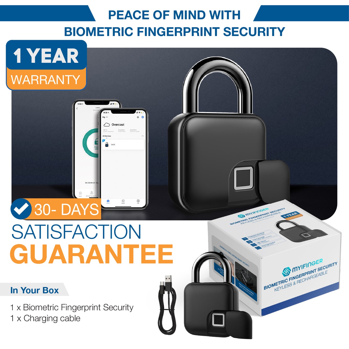 iFinger™ Smart Fingerprint Lock L3